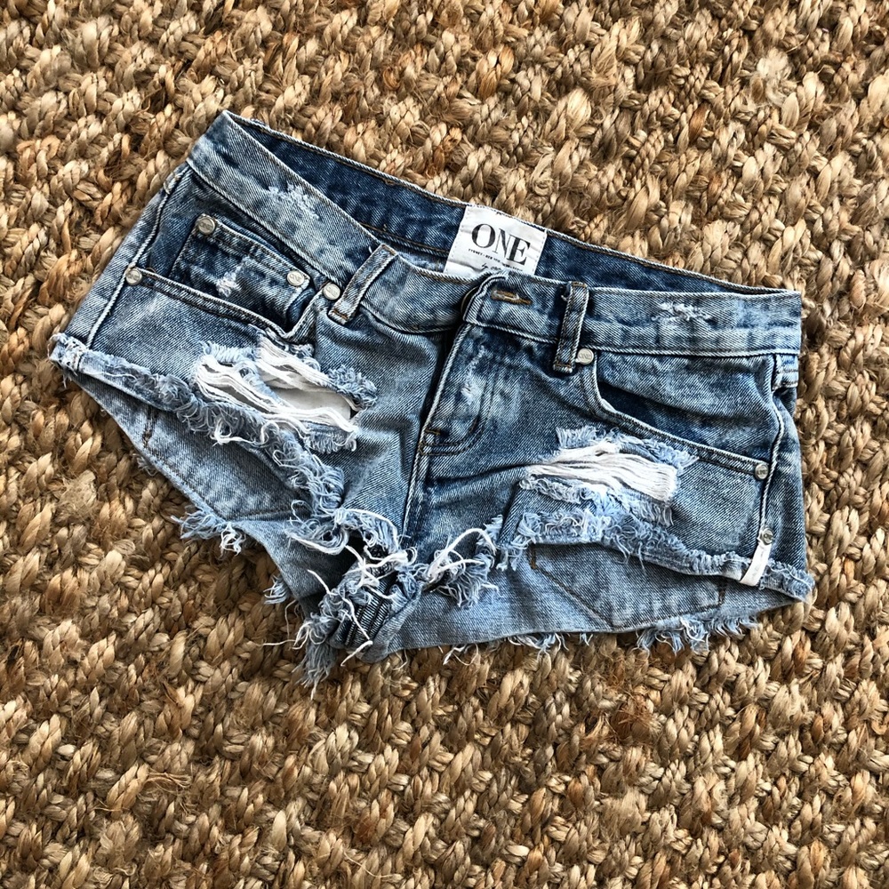 ONE Distressed Shorts